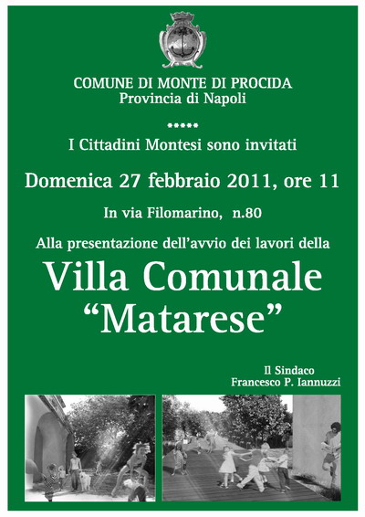 VillaMatareseManifesto